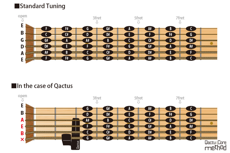 【QactusCore-Method】セッティング音程比較1