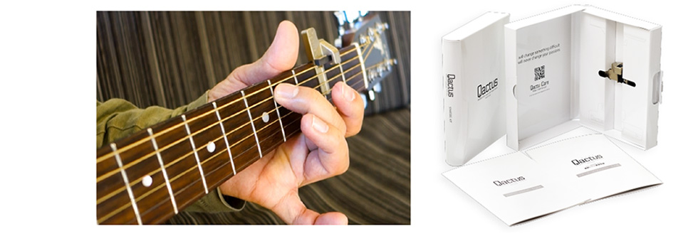 ビギナーのためのギター演奏アシストツール＋初級者メソッド『Qactus-カクタス』国際特許製品
